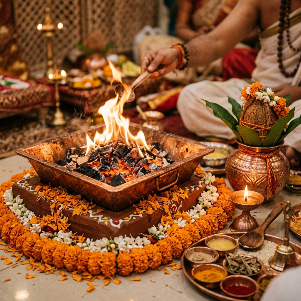 Homa Pooja Fire Ritual